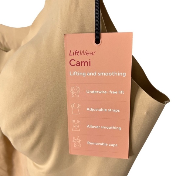 HoneyLove LiftWear Cami Shapewear Sand Size 2X Slimming Smoothing - Picture 5 of 8